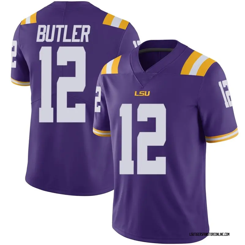 Limited Youth Jimari Butler LSU Tigers Purple Vapor Untouchable Football College Jersey