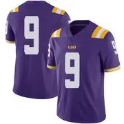 Limited Youth Joe Burrow LSU Tigers Purple Football College Jersey