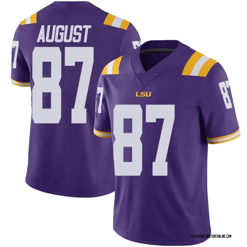 Limited Youth Joey August LSU Tigers Purple Vapor Untouchable Football College Jersey