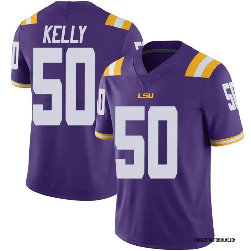 Limited Youth Kenzel Kelly LSU Tigers Purple Vapor Untouchable Football College Jersey