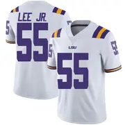 Limited Youth Khayree Lee Jr. LSU Tigers White Football College Jersey