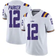 Limited Youth Kyle Parker LSU Tigers White Football College Jersey