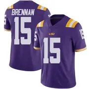 Limited Youth Myles Brennan LSU Tigers Purple Vapor Untouchable Football College Jersey