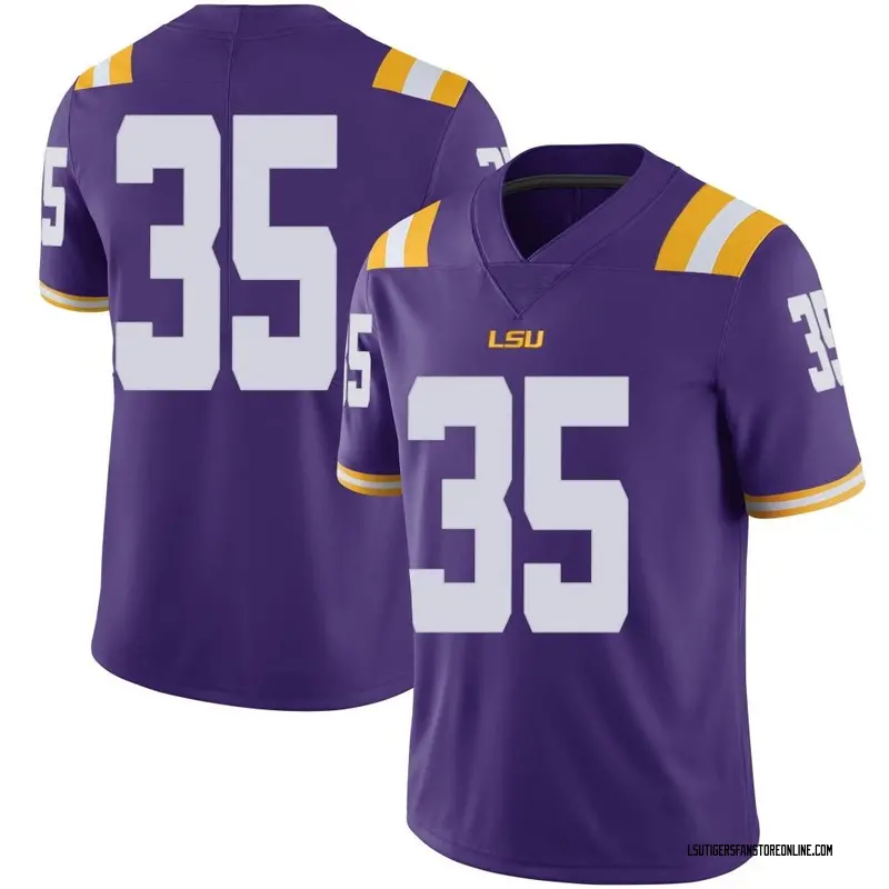 Limited Youth Sai'vion Jones LSU Tigers Purple Football College Jersey