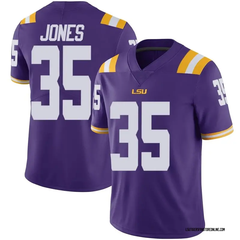 Limited Youth Sai'vion Jones LSU Tigers Purple Vapor Untouchable Football College Jersey