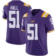 Limited Youth Silas Hall LSU Tigers Purple Vapor Untouchable Football College Jersey