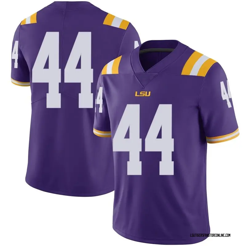 Limited Youth Slade Roy LSU Tigers Purple Football College Jersey