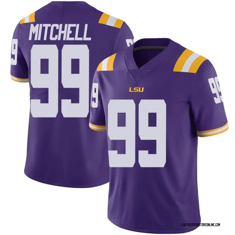 Limited Youth Sydir Mitchell LSU Tigers Purple Vapor Untouchable Football College Jersey