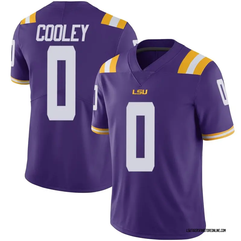 Limited Youth Tamarcus Cooley LSU Tigers Purple Vapor Untouchable Football College Jersey