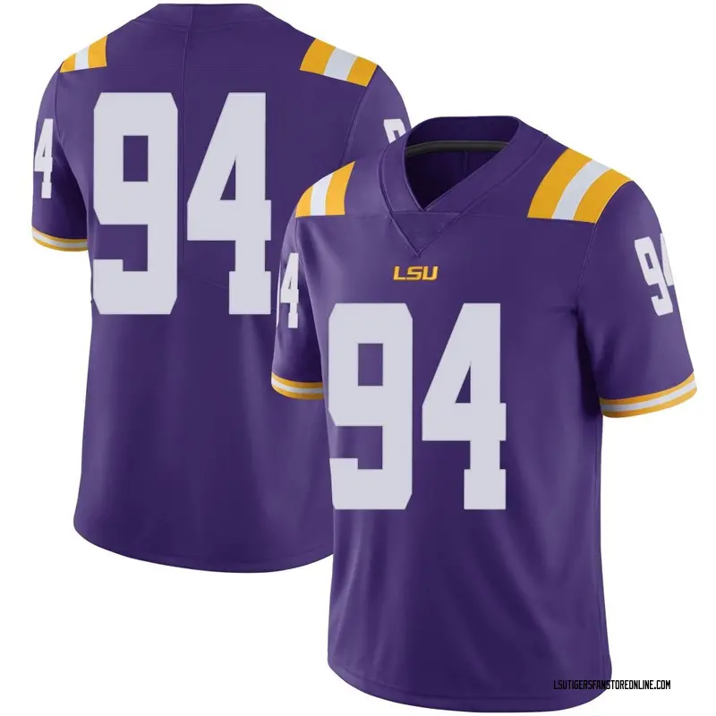 Limited Youth Zion Williams LSU Tigers Purple Football College Jersey