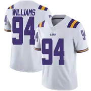 Limited Youth Zion Williams LSU Tigers White Football College Jersey