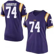 Replica Women's Braden Augustus LSU Tigers Purple Football College Jersey