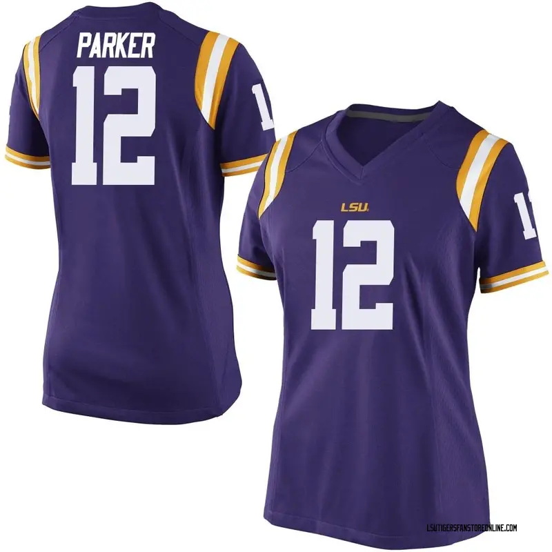 Replica Women's Kyle Parker LSU Tigers Purple Football College Jersey