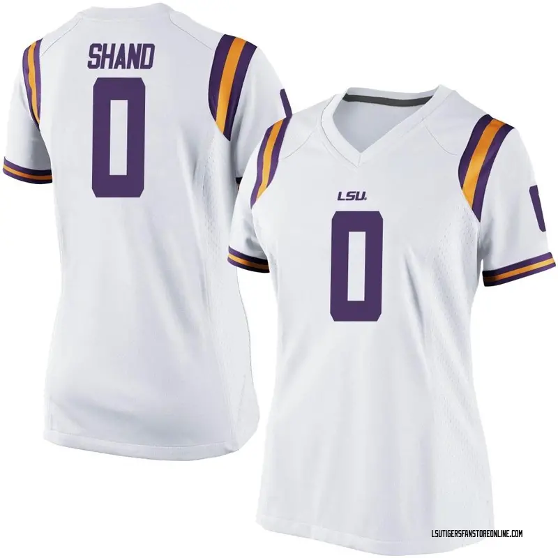Replica Women's Paris Shand LSU Tigers White Football College Jersey