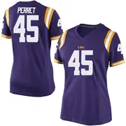 Replica Women's Sean Perret LSU Tigers Purple Football College Jersey