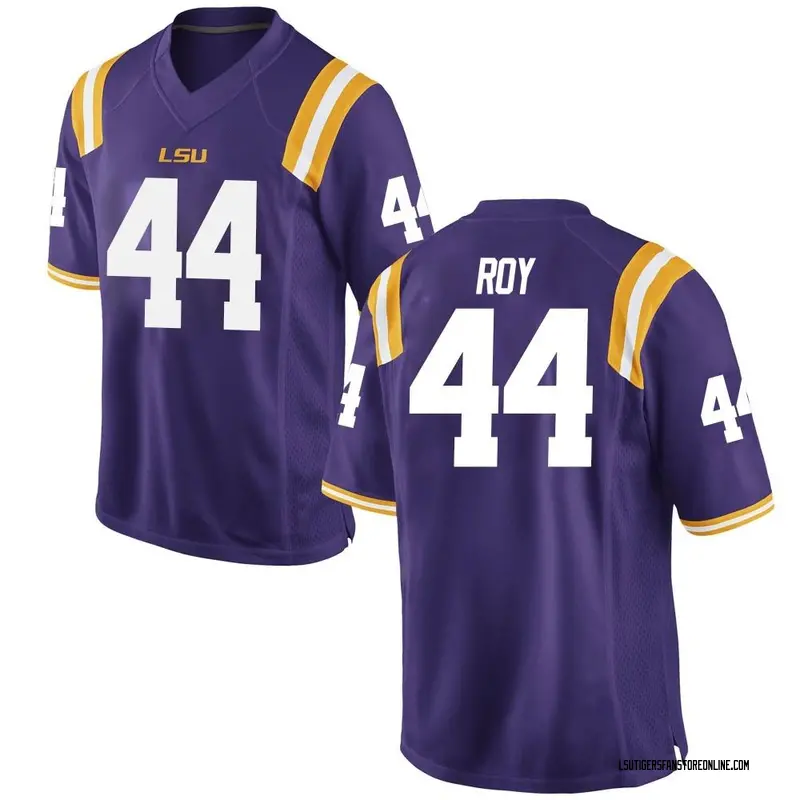 Replica Youth Slade Roy LSU Tigers Purple Football College Jersey